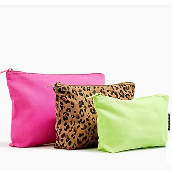 J. Crew Handbags - J. Crew Canvas Pouches. Set of 3.